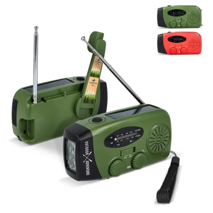 SafeSound Emergency with Radio Solar and Manual Winding  - LT95607 (gadzety reklamowe)